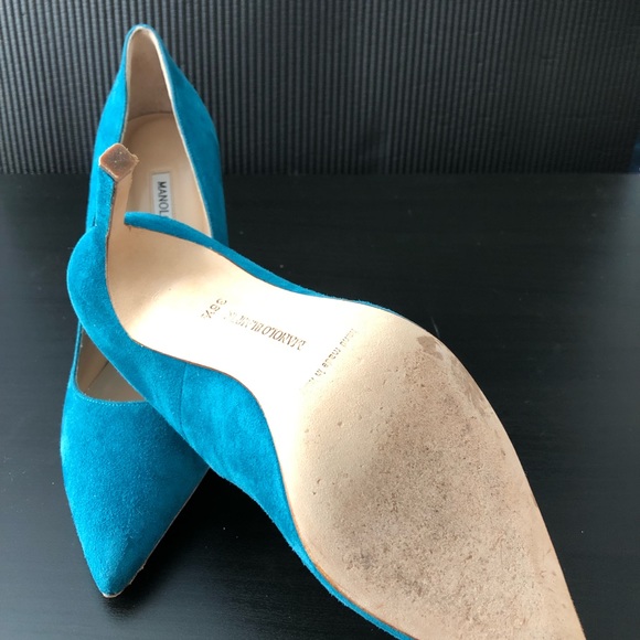 Manolo Blahnik BB 105mm suede pumps😍 - Picture 5 of 5